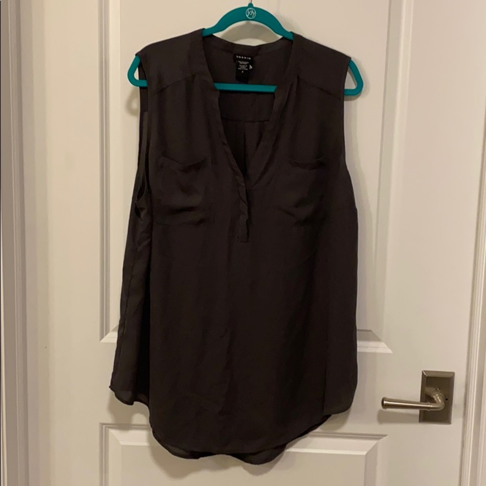 Torrid Sleeveless Top Gray 18 20